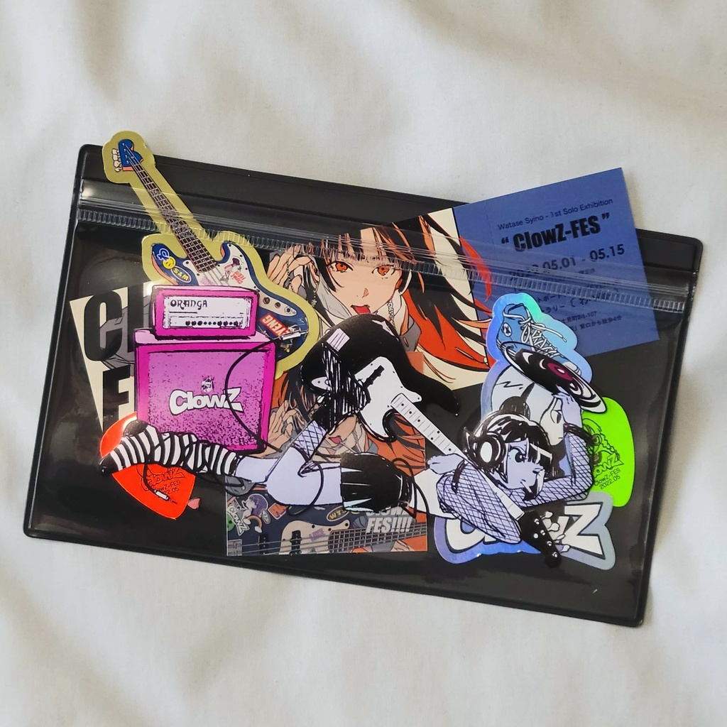 平型クリアケース _ #ClowZ_FES