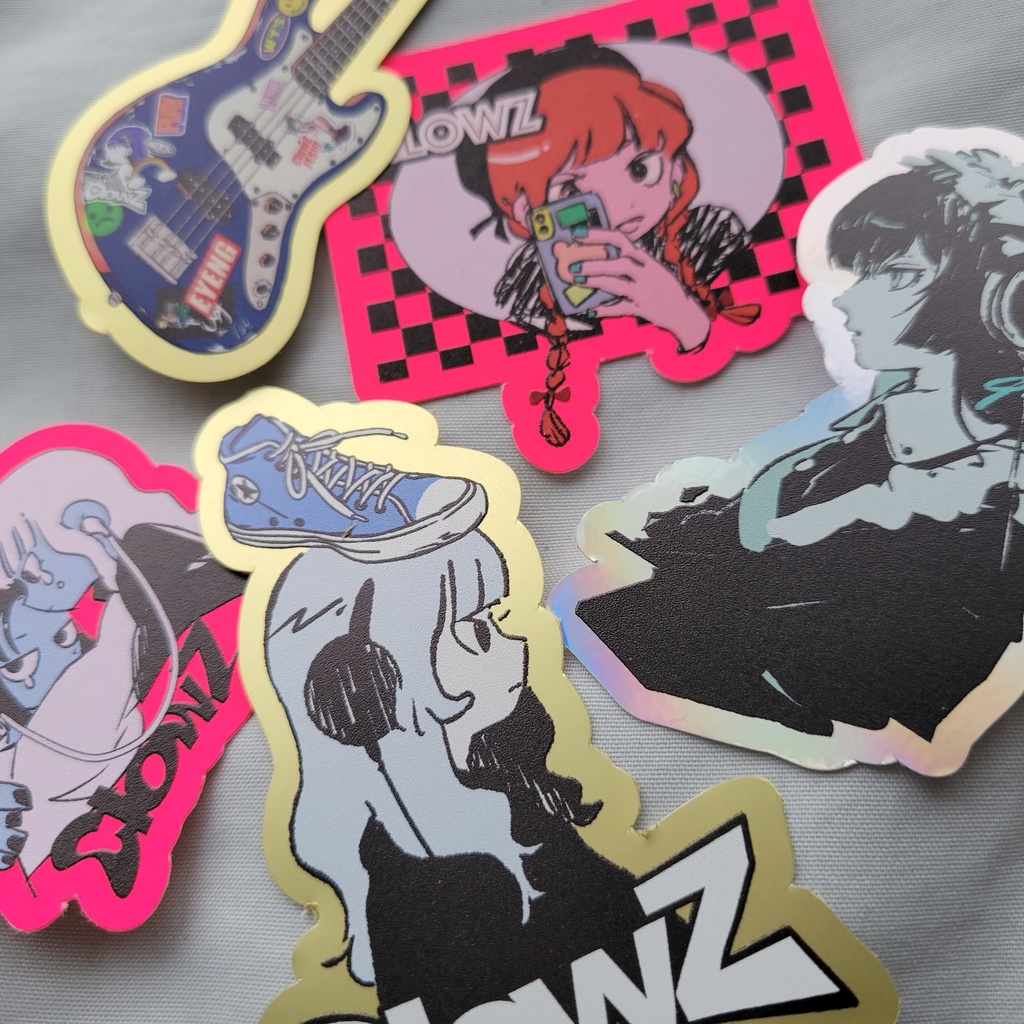 ダイカットステッカー<GOLD> _ #ClowZ_FES