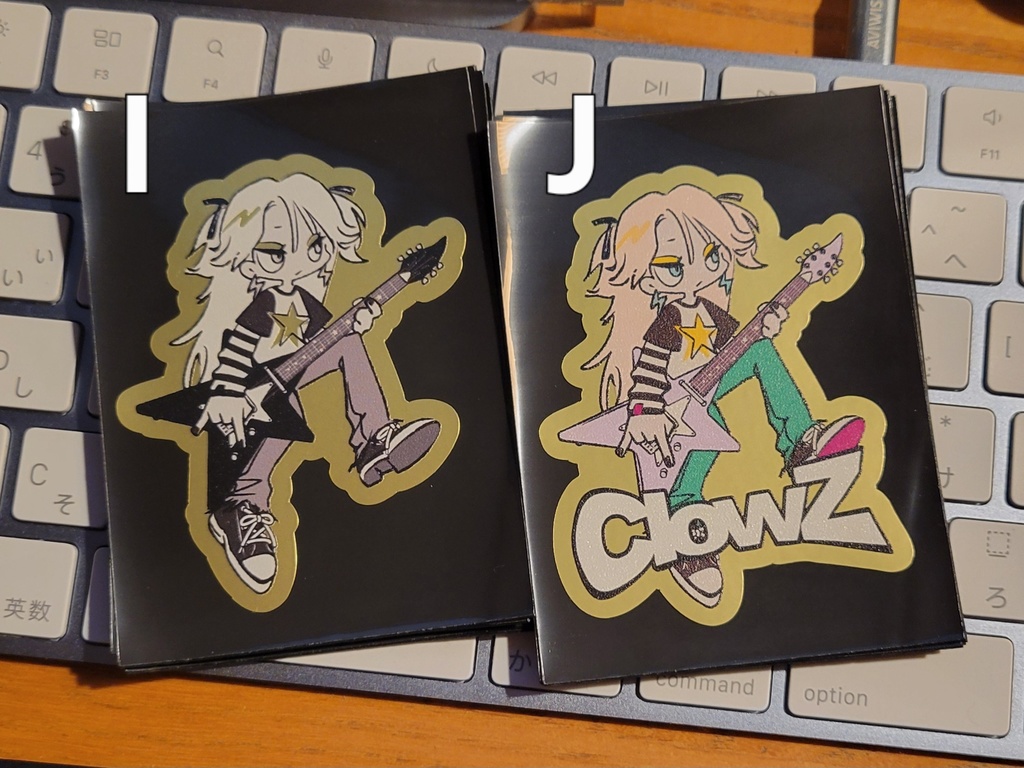 ダイカットステッカー<GOLD> _ #ClowZ_FES
