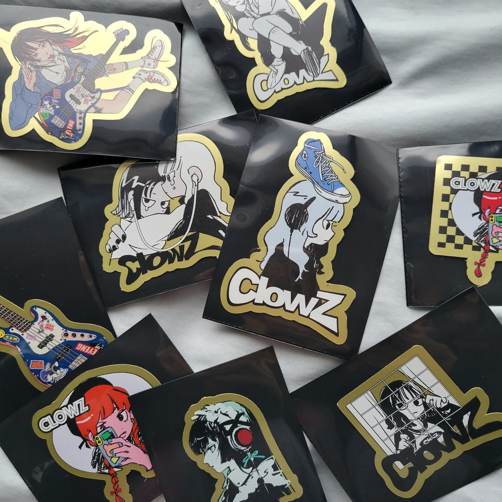 ダイカットステッカー<GOLD> _ #ClowZ_FES