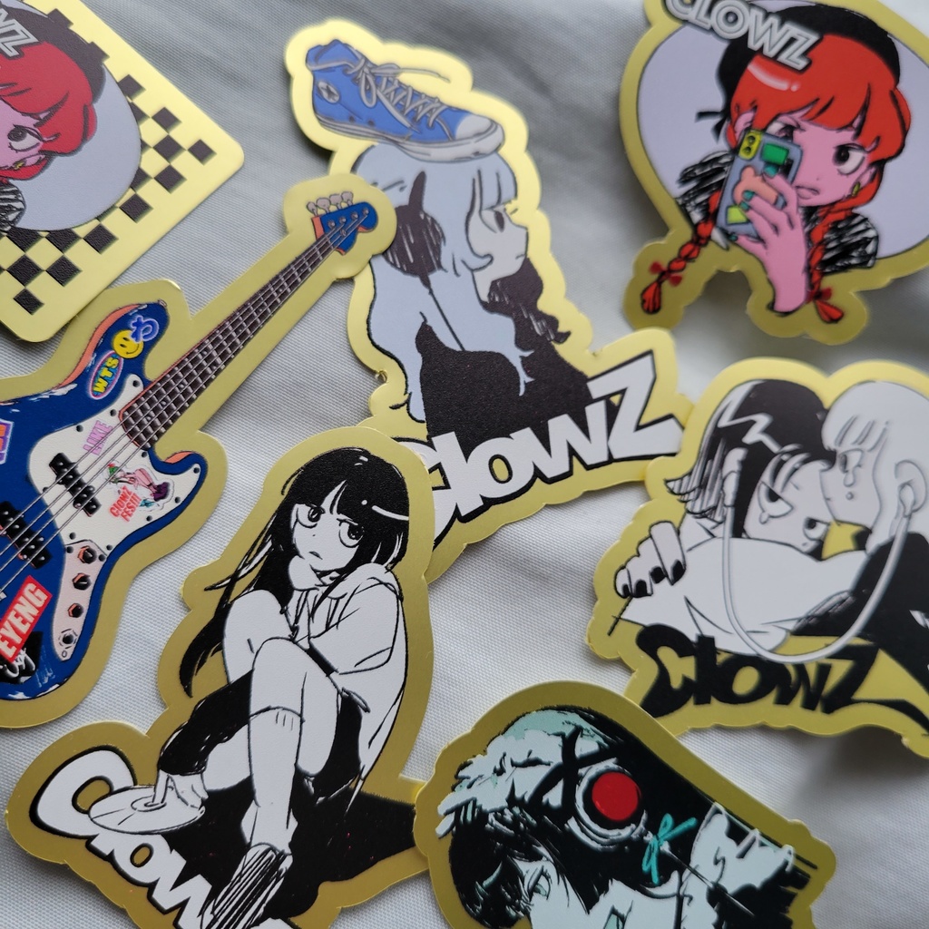 ダイカットステッカー<GOLD> _ #ClowZ_FES