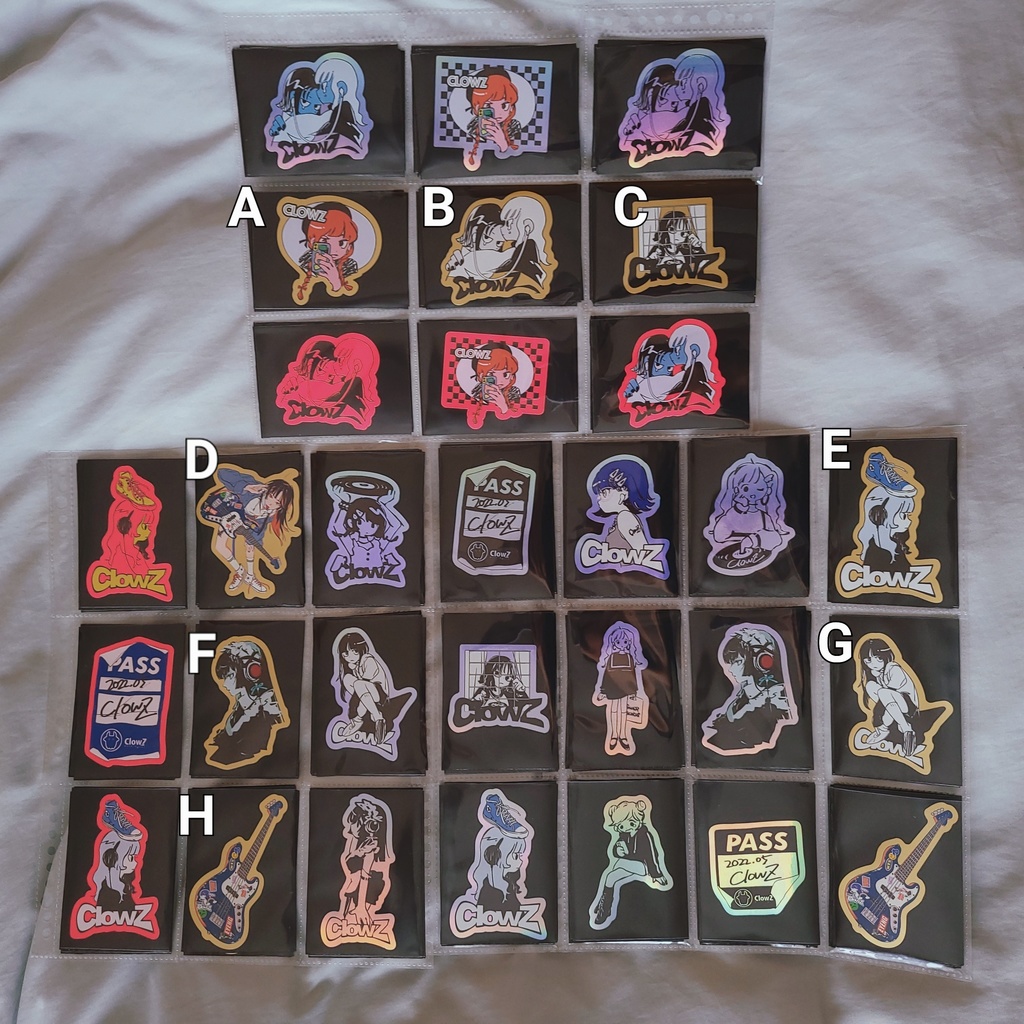 ダイカットステッカー<GOLD> _ #ClowZ_FES