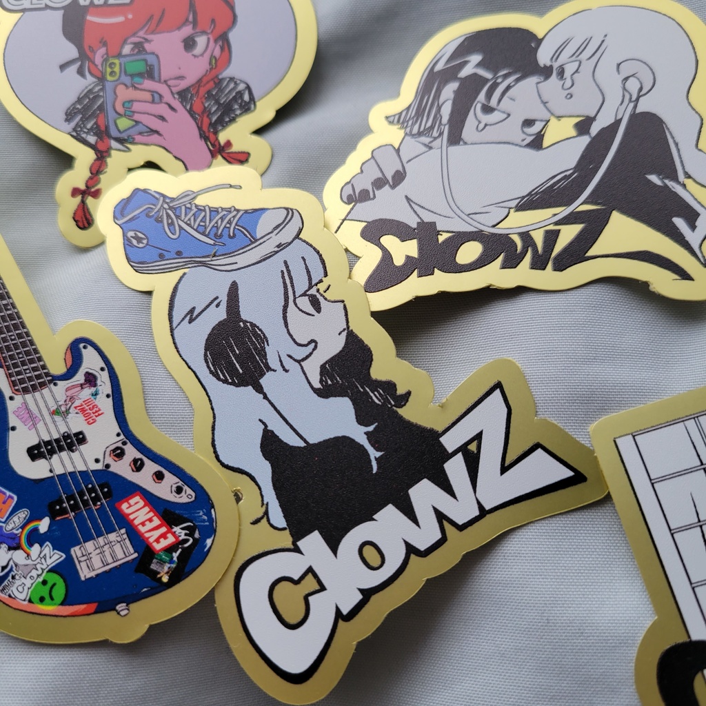 ダイカットステッカー<GOLD> _ #ClowZ_FES