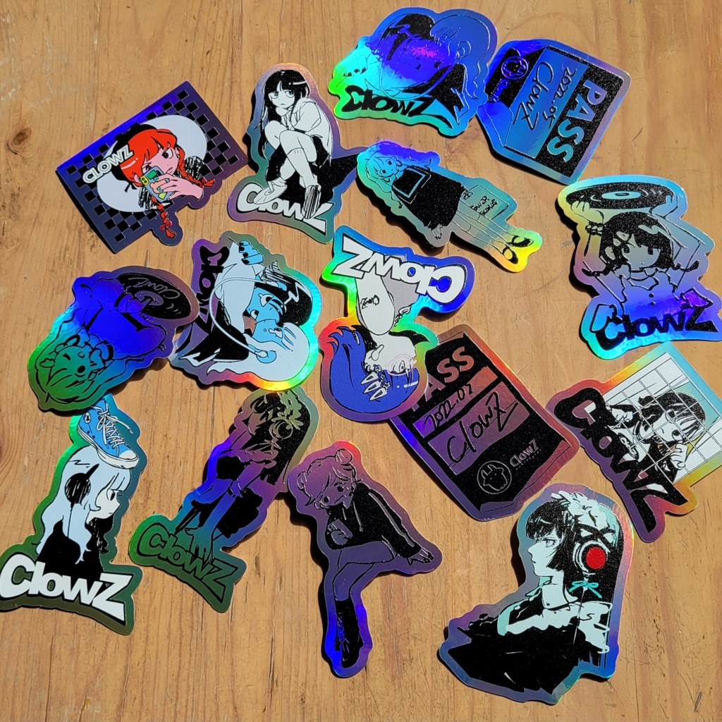 ダイカットステッカー<ホログラム> _ #ClowZ_FES