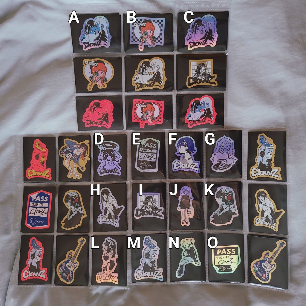 ダイカットステッカー<ホログラム> _ #ClowZ_FES