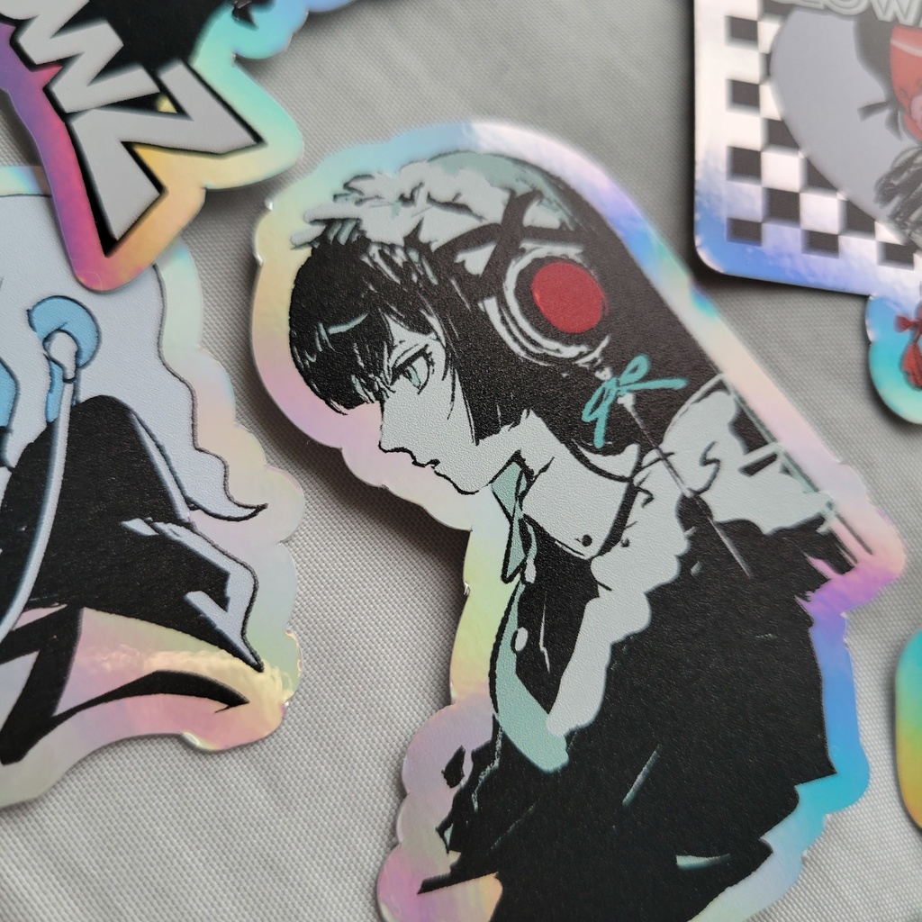 ダイカットステッカー<ホログラム> _ #ClowZ_FES