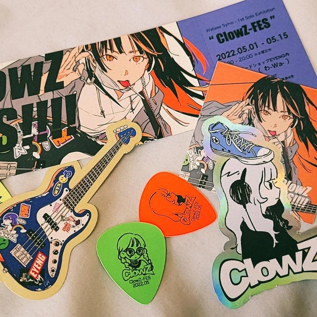 【投げ銭】"ClowZ-FES" ステッカー&チケットDM _ #ClowZ_FES