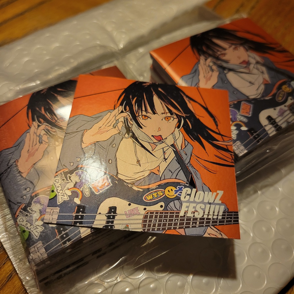 【投げ銭】"ClowZ-FES" ステッカー&チケットDM _ #ClowZ_FES