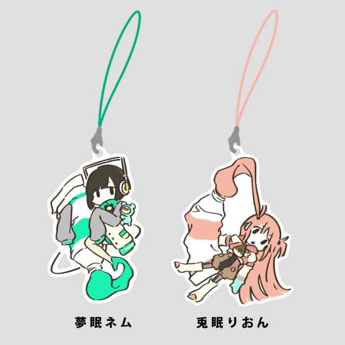 絵の具×ボカロ アクリルストラップ