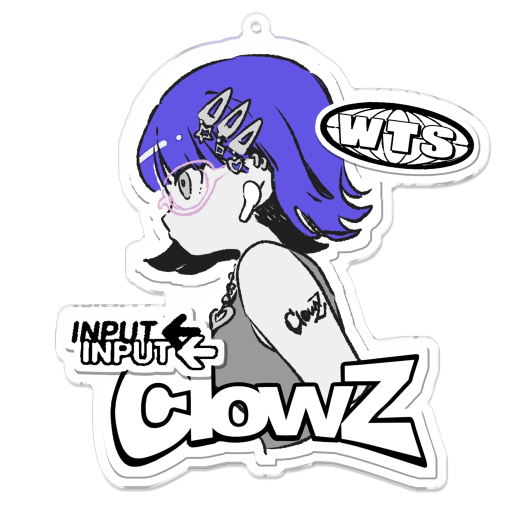 ClowZ_Girlアクリルキーホルダー