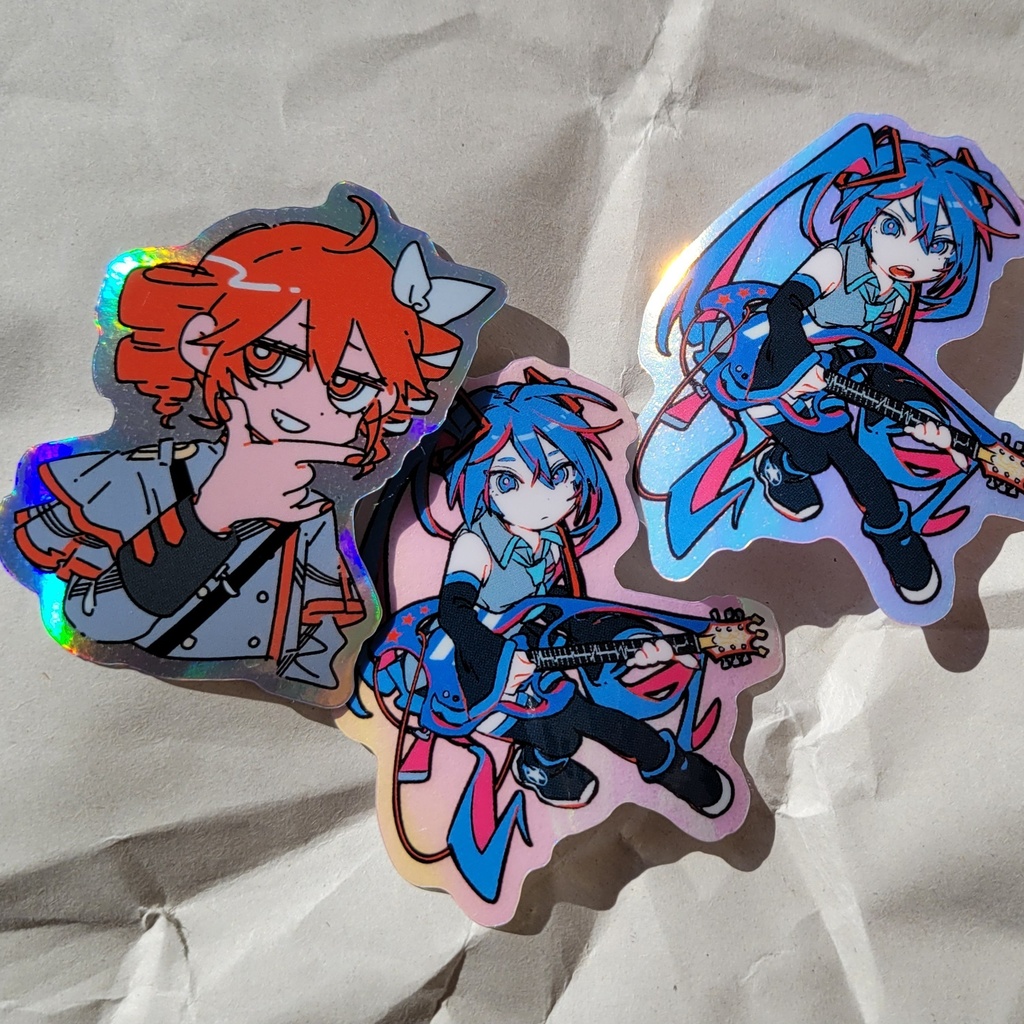 【NEW】合成音声ホログラムスマホステッカー