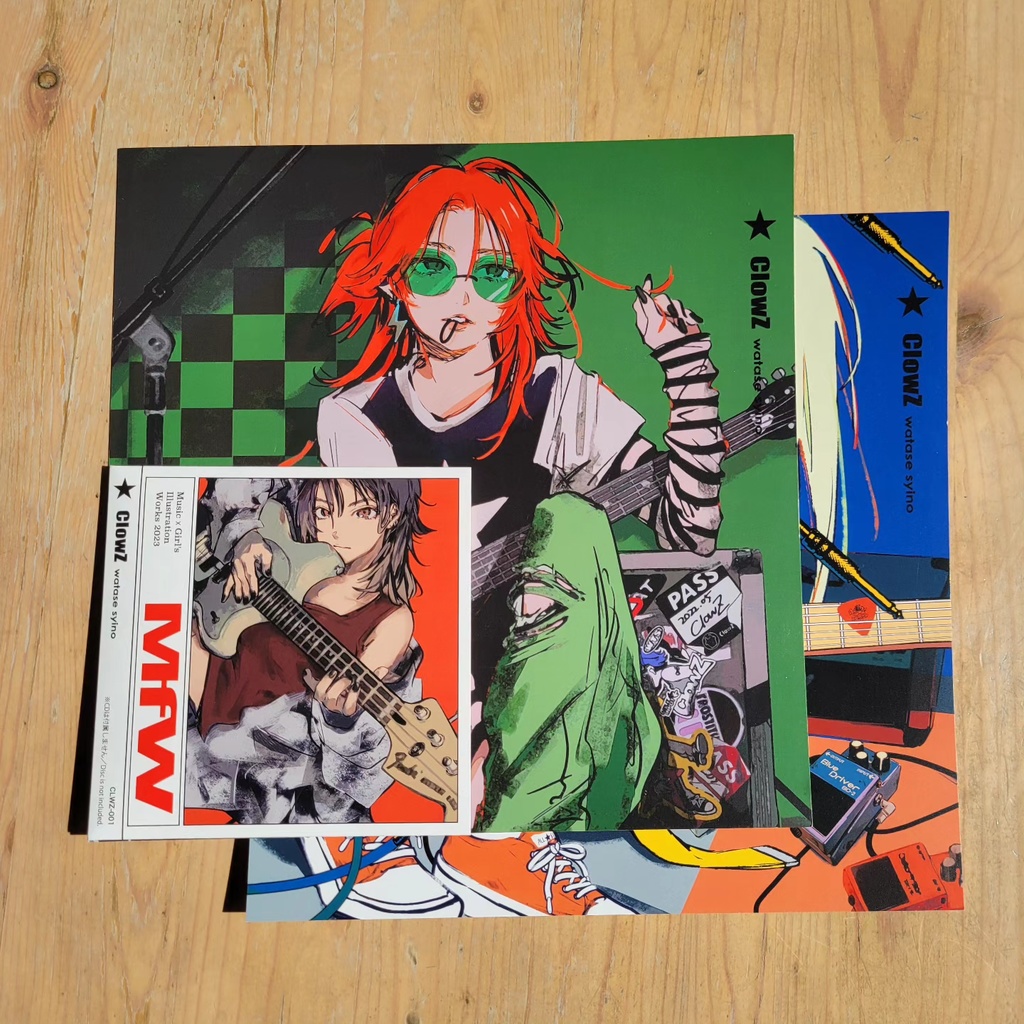 大判ジャケットイラストカード_ #ClowZ