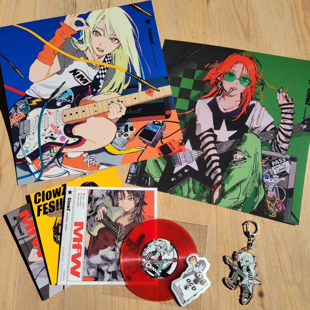 大判ジャケットイラストカード_ #ClowZ