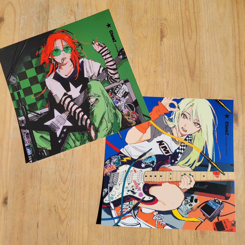 大判ジャケットイラストカード_ #ClowZ