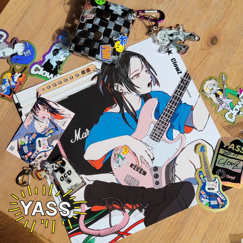 大判ジャケットイラストカード_ #ClowZ