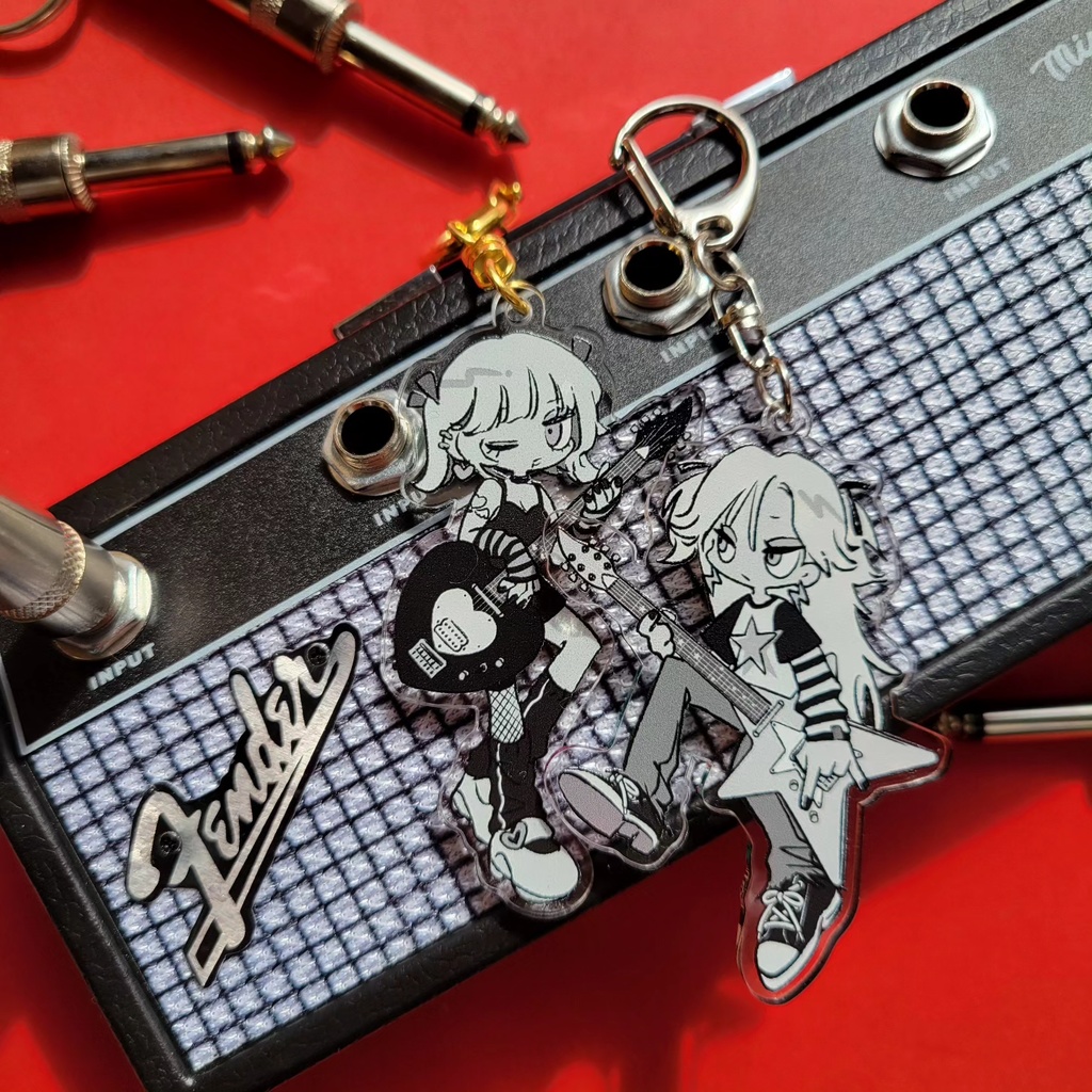 ROCKアクリルキーホルダー_ #ClowZ