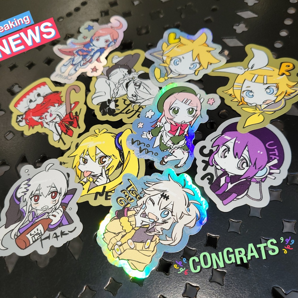 合成音声のスマホステッカーⅢ