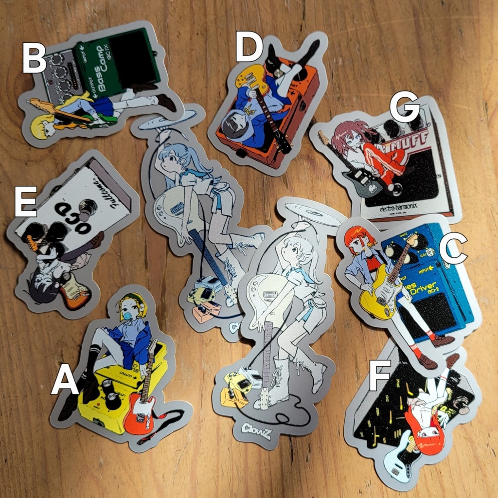 ダイカットステッカー<SILVER> _ #ClowZ