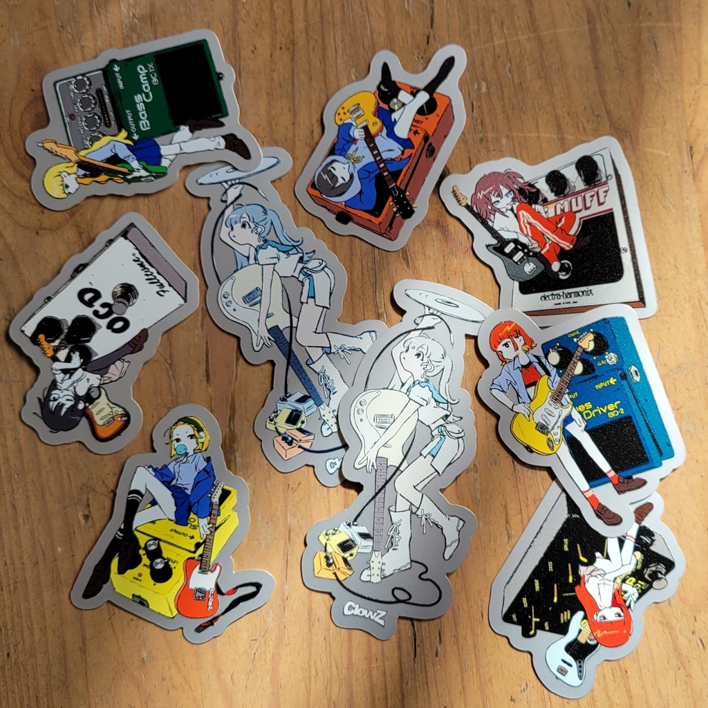 ダイカットステッカー<SILVER> _ #ClowZ