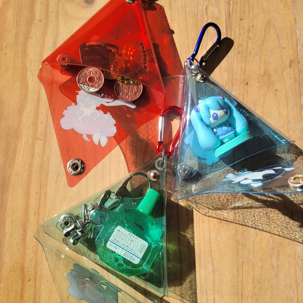 PVCクリアポーチ/サンカク