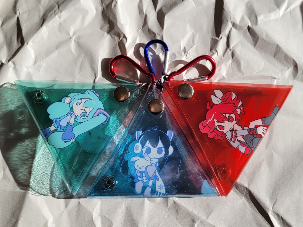 PVCクリアポーチ/サンカク