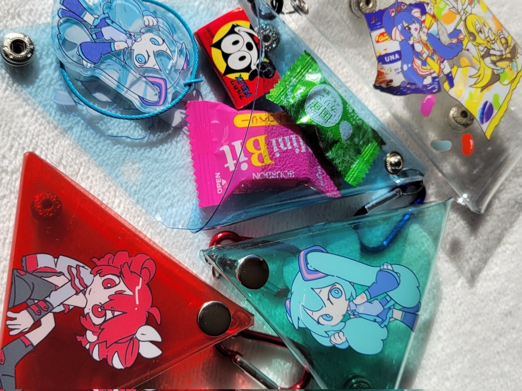 PVCクリアポーチ/サンカク