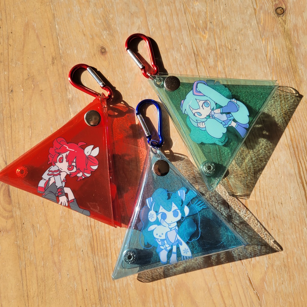 PVCクリアポーチ/サンカク