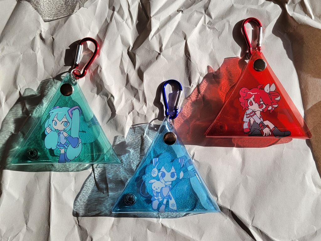 PVCクリアポーチ/サンカク