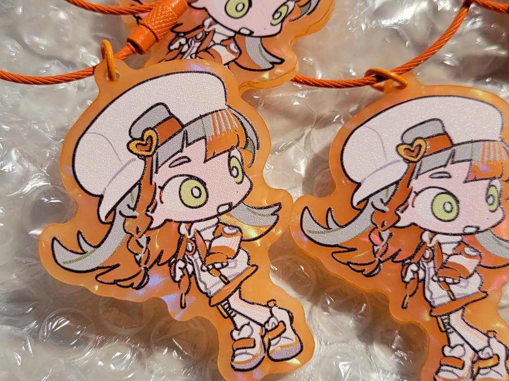 特殊アクリルキーリング