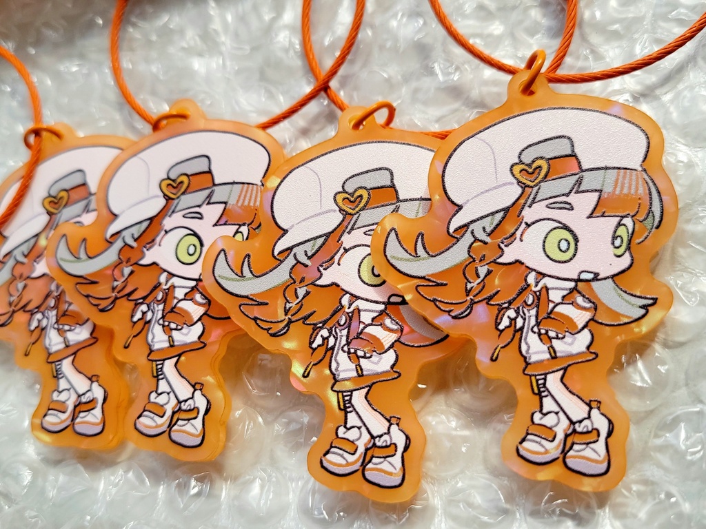 特殊アクリルキーリング