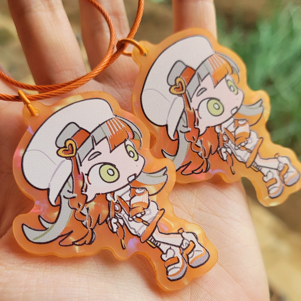 特殊アクリルキーリング