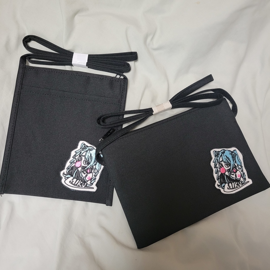 刺繍ワッペン ミニサコッシュ(MIKU)