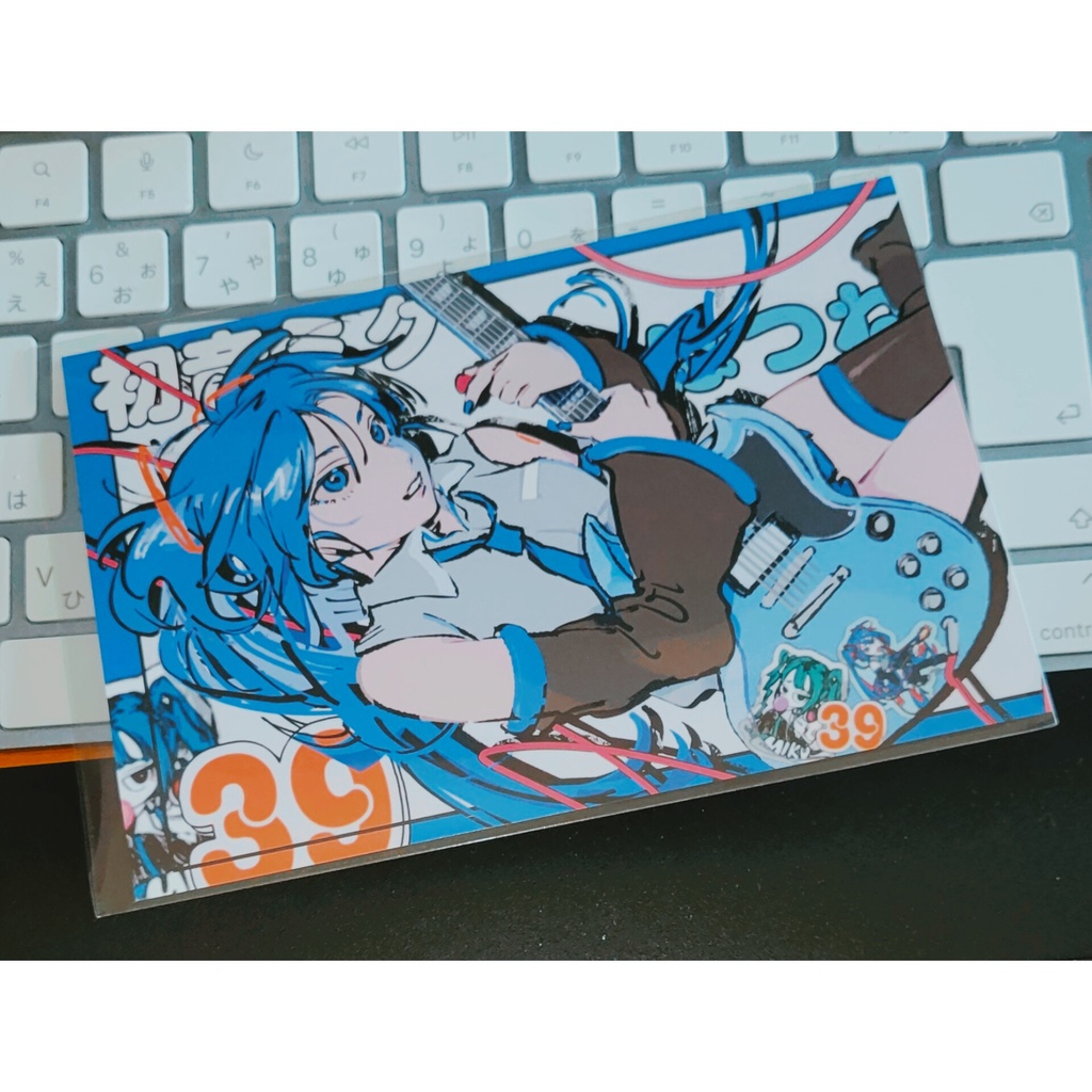 【NEW】SGギター×初音ミク｜ポストカード2枚セット