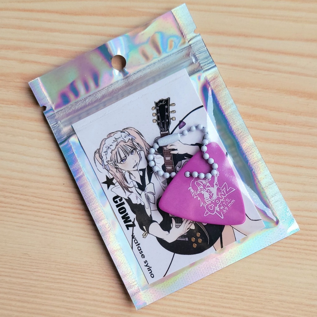 ピックキーホルダー(ステッカー付)_ #ClowZ