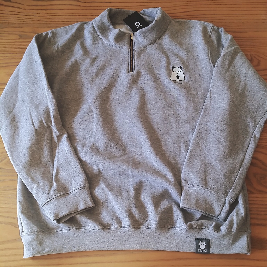 ClowZハーフジップトレーナー