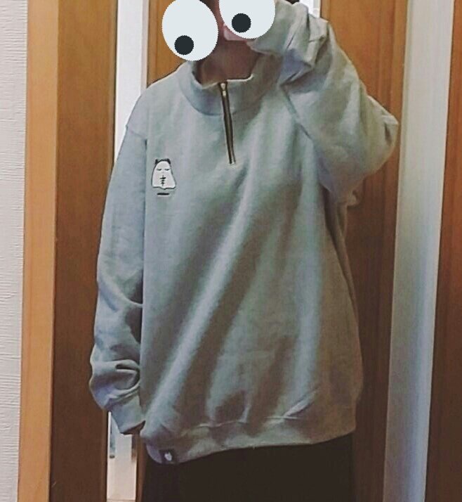 ClowZハーフジップトレーナー