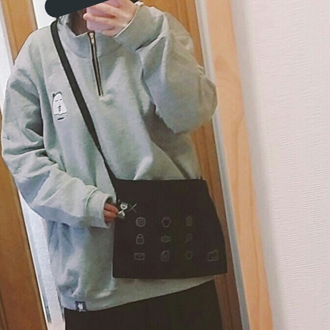 ClowZハーフジップトレーナー