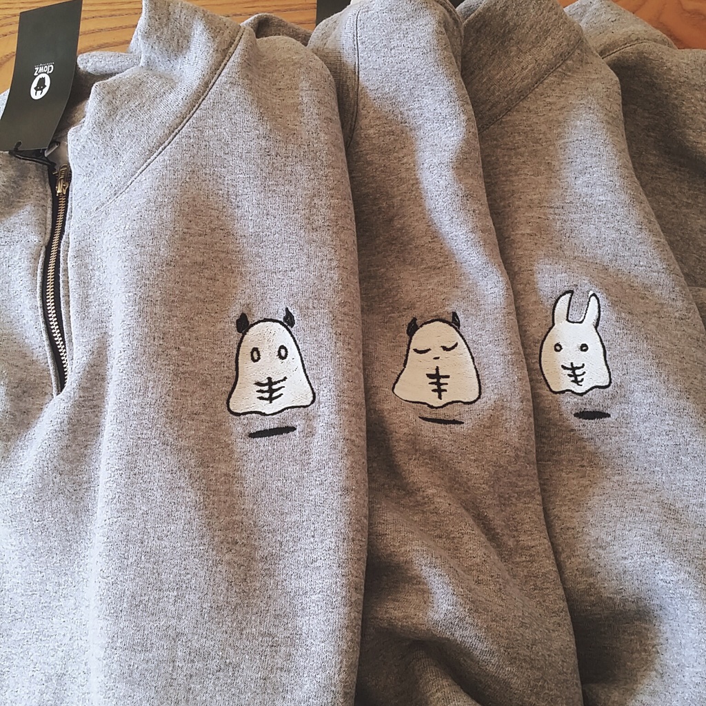 ClowZハーフジップトレーナー