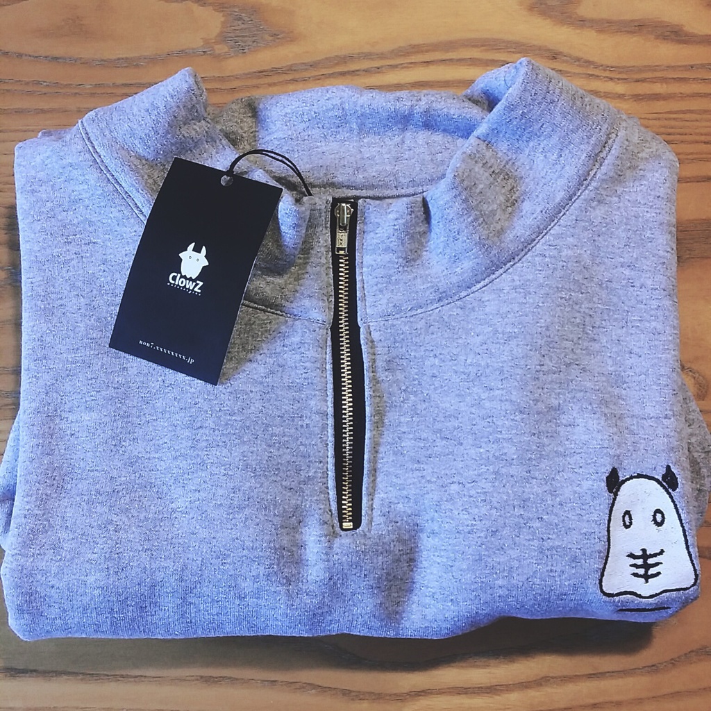 ClowZハーフジップトレーナー