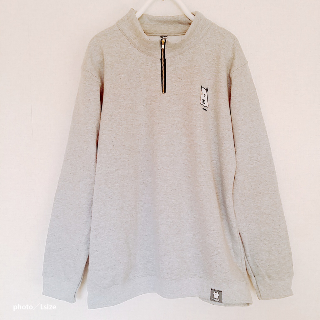 ClowZハーフジップトレーナー