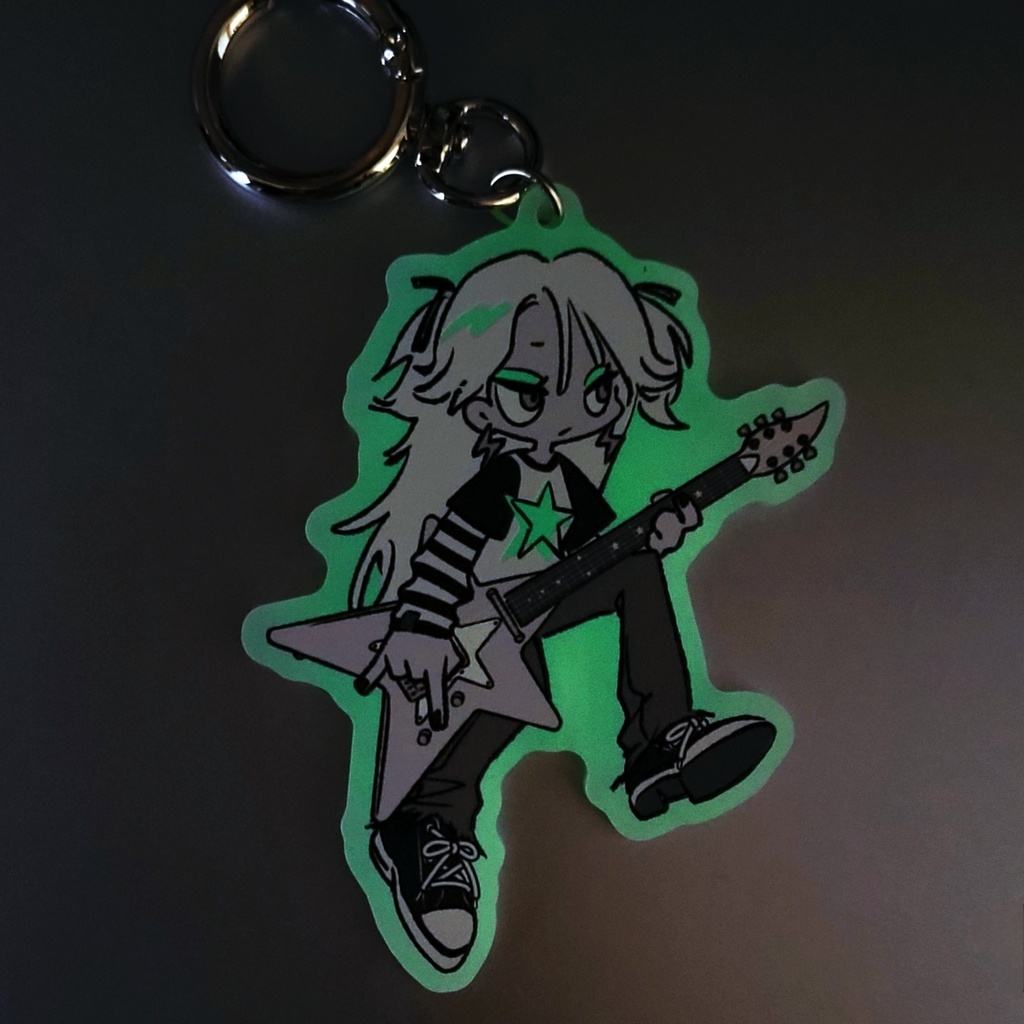 🔦✨蓄光ROCKキーホルダー #PICJ2025