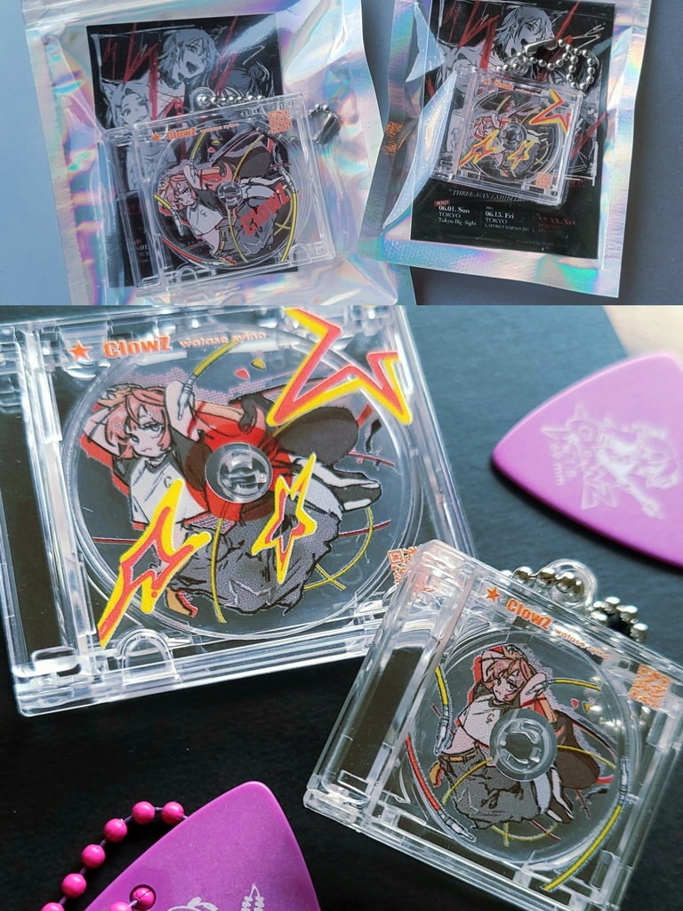 CDキーホルダー:2size