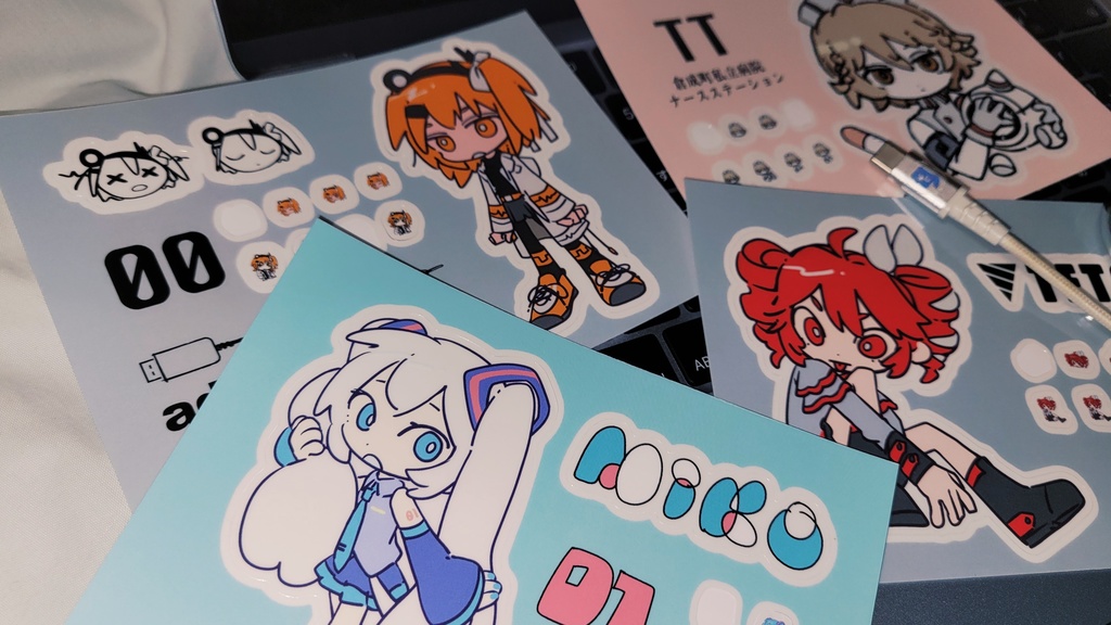 ミニデコ&でかシールシート