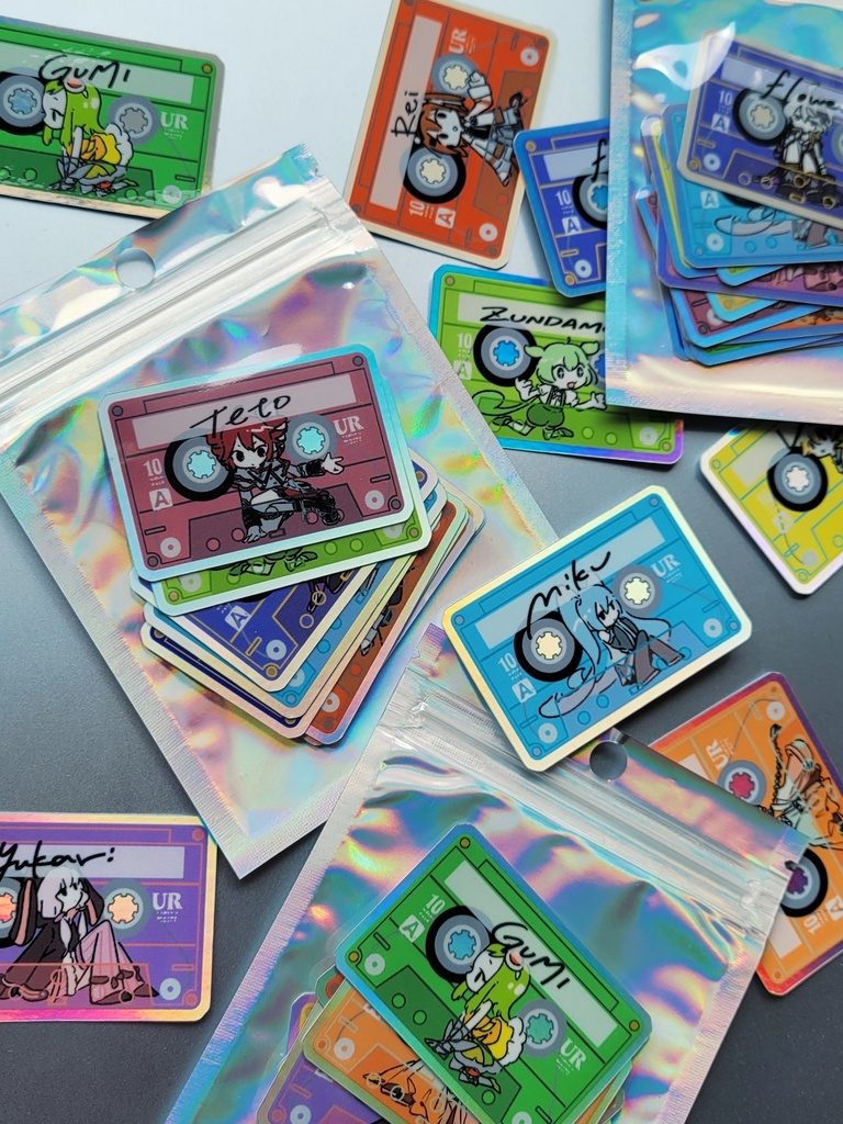 カセットテープステッカーPACK