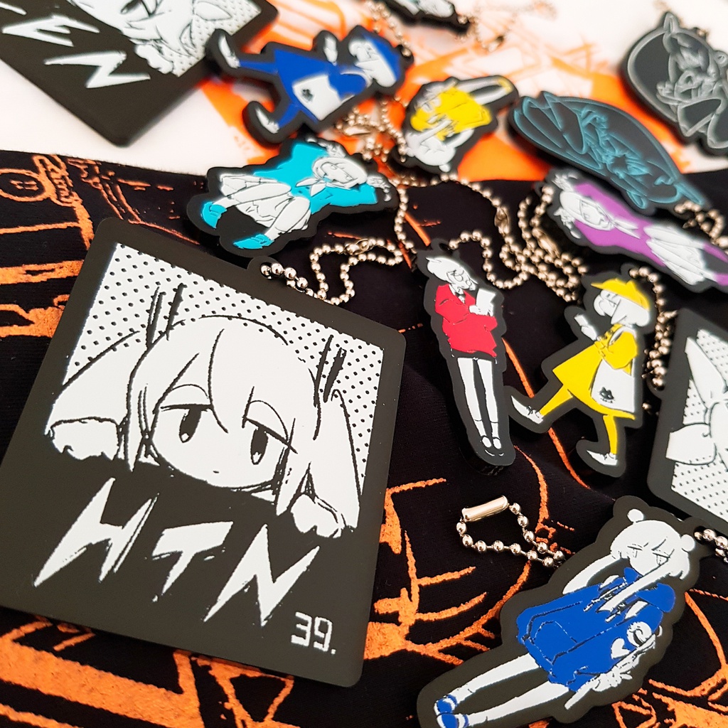 10/3再入荷✨オリジナルアクリルキーホルダー(black)