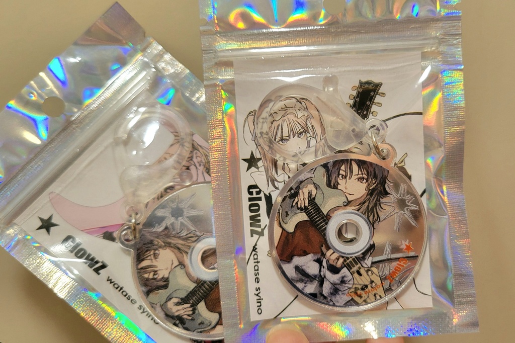 CDキーホルダー(シール付)