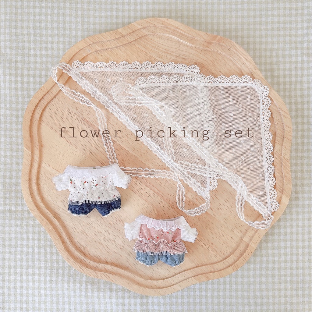 flower picking set 🌷🧺