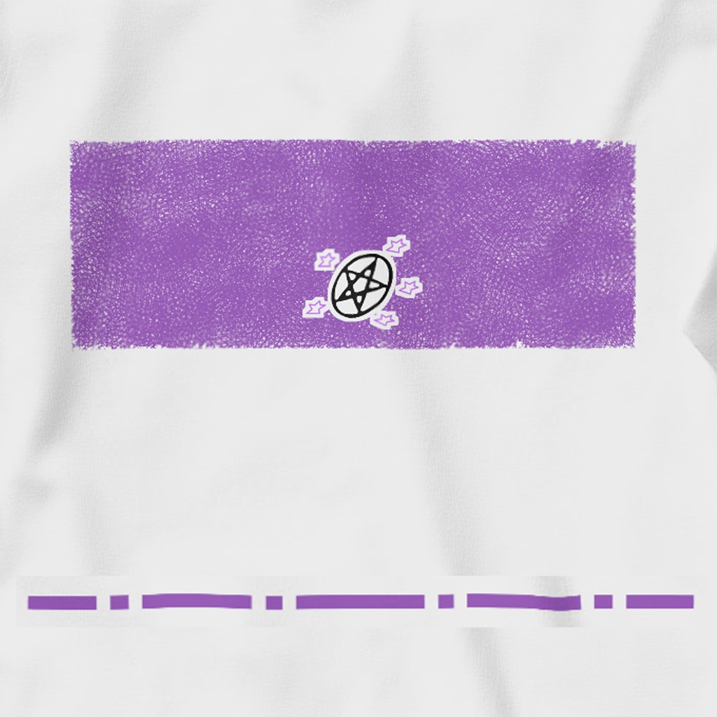 ロングTシャツ【五芒星】