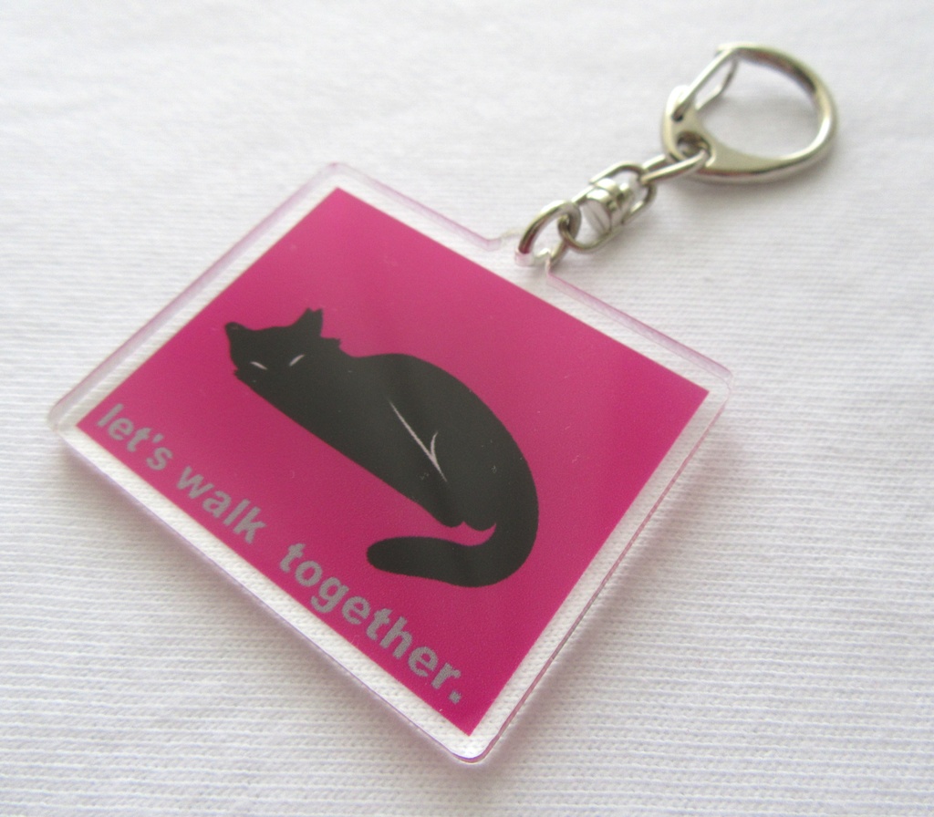 黒猫キーホルダー【4】