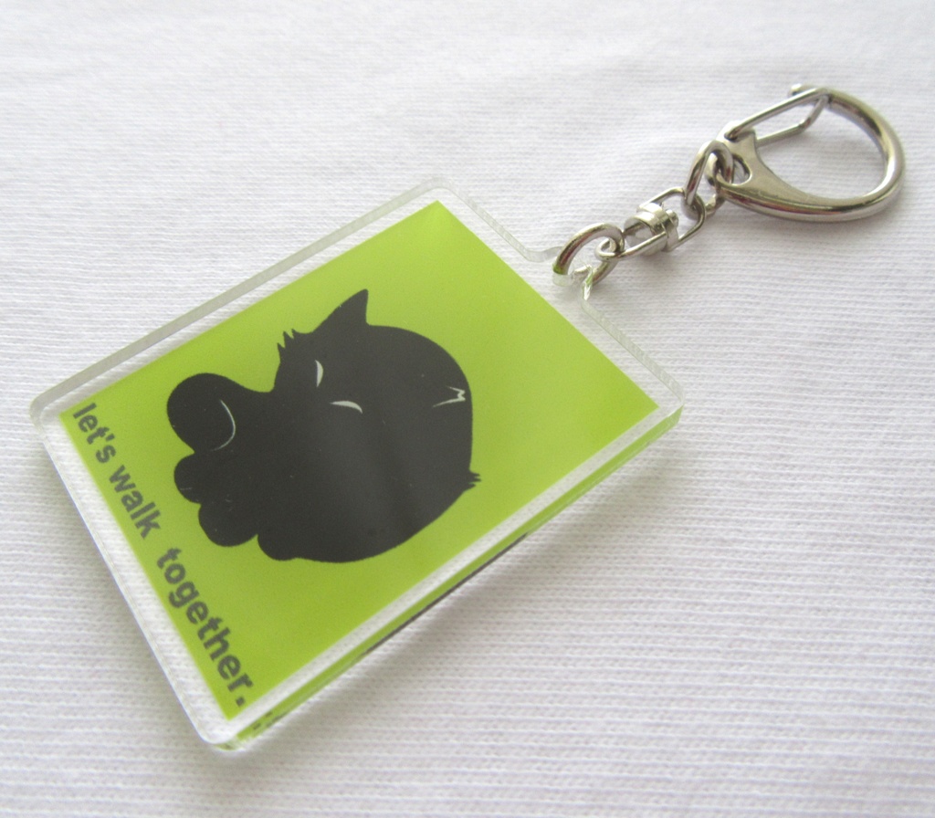 黒猫キーホルダー【5】
